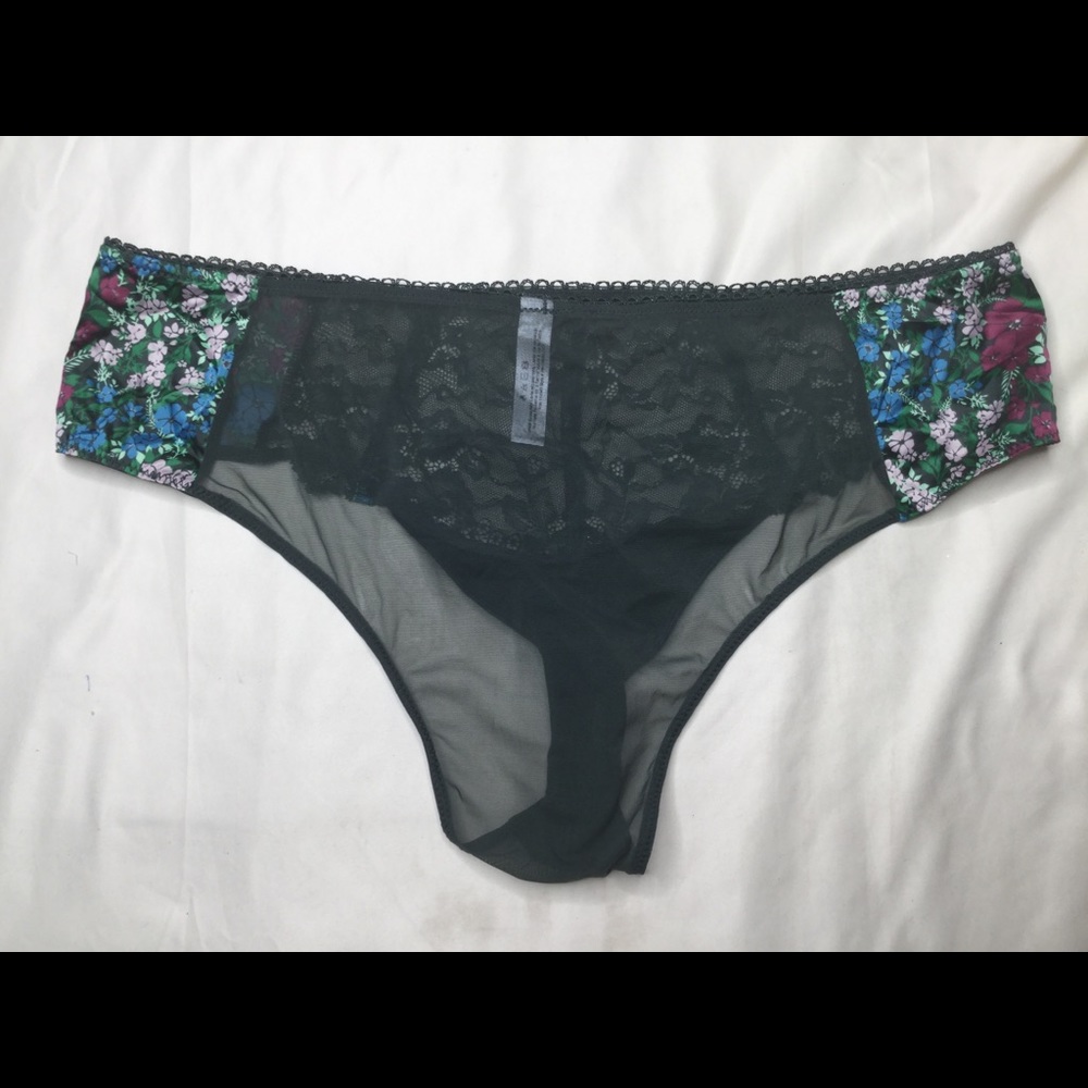 Adore Me Floral Long Line Bra & Panty Set - Picture 9 of 11